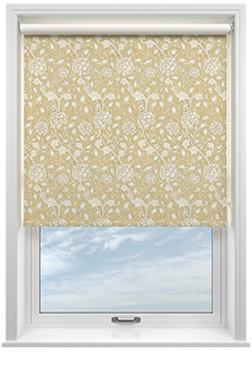 William Morris At Home Wild Tulip, Ochre - Roller Blind
